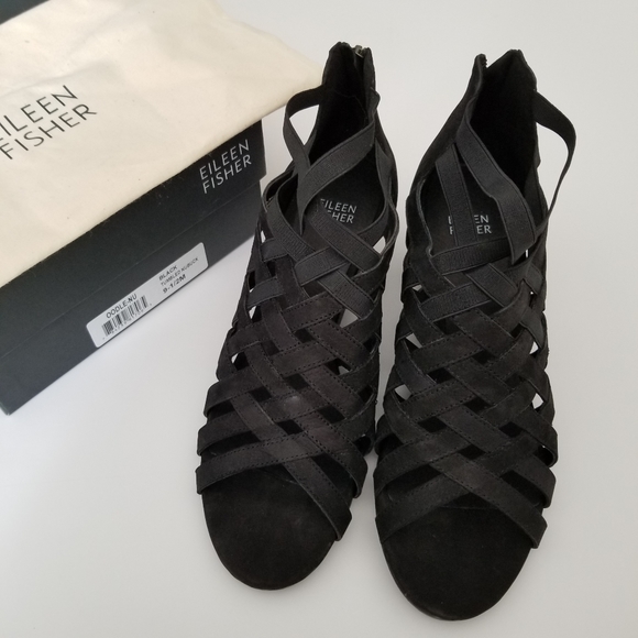 Eileen Fisher strappy sandals - Picture 1 of 5